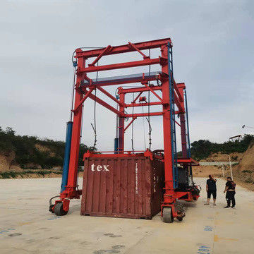 0-180 Degrees Container Loader Machine With Dual Flip Capability And Carbon Steel Build