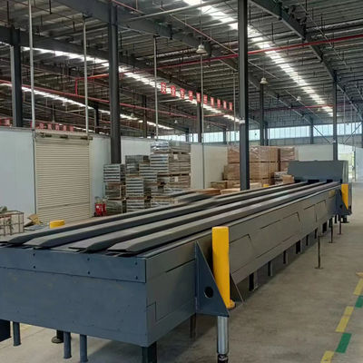 0-180 Degrees Container Loader Machine With Dual Flip Capability And Carbon Steel Build