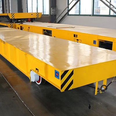 Trackless Electric Flatbed Transport Automatic Transfer Cart For Locations And Route Flexibility