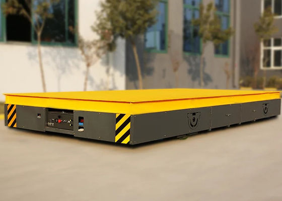 Trackless Electric Flatbed Transport Automatic Transfer Cart For Locations And Route Flexibility