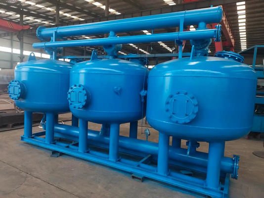 Food Beverage Industry Filtration System 10000l/H Quartz Sand / Manganese Filter Remove Particles Bacteria