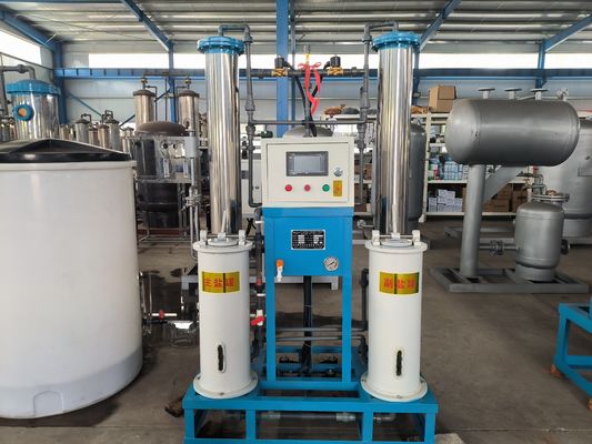 5000L/H Chemical Industry Fully Automatic Water Softener To Avoid Scaling Double Tanks Water Saving